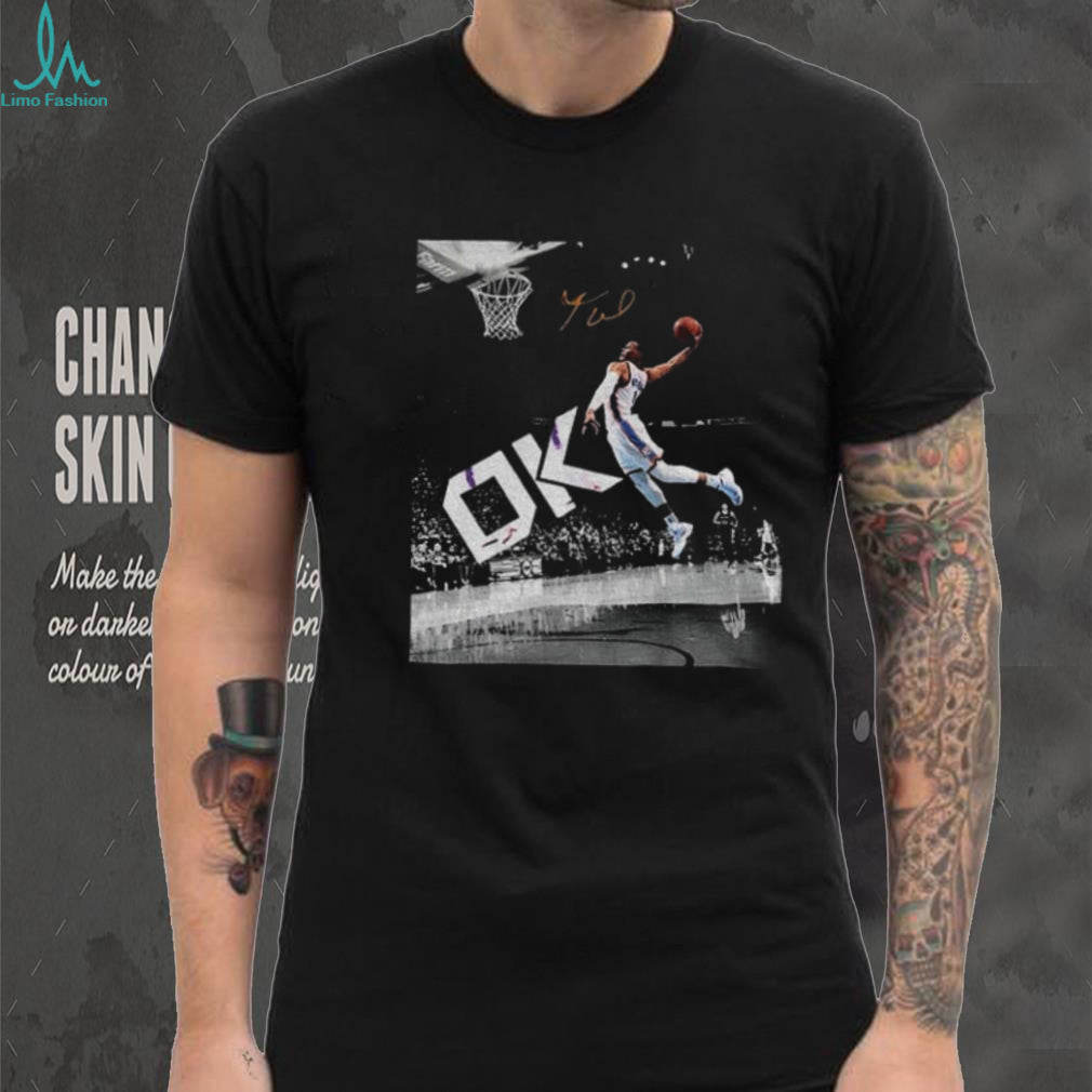 Russell Westbrook Vintage OKC Retirement NBA legend signature shirt