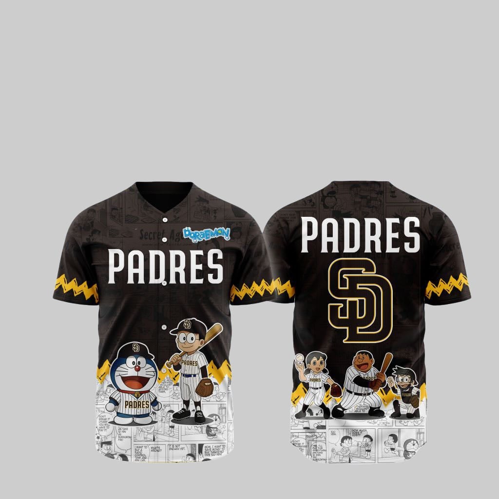 SD Padres Doraemon Jersey 2025 - Grishko.com