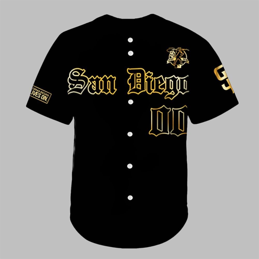 SD Padres Gothic Gold 2025 Jersey - Grishko.com