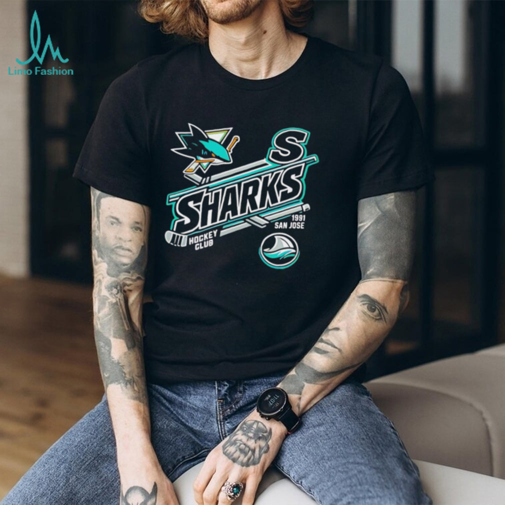 San Jose Sharks 1991 Hockey Club graphic shirt