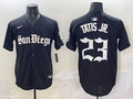 San Diego Padres #23 Fernando Tatis Jr Padres 5 Collaboration Style 2