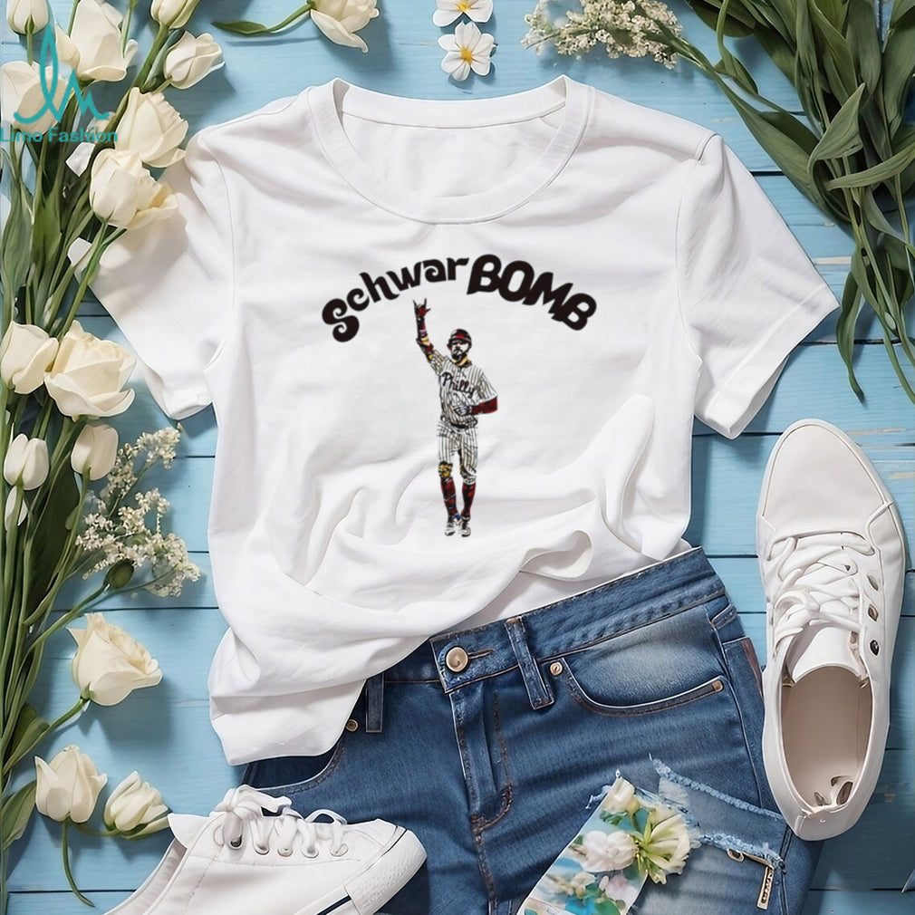 SchwarBOMB Kyle Schwarber Celly illustration vintage shirt