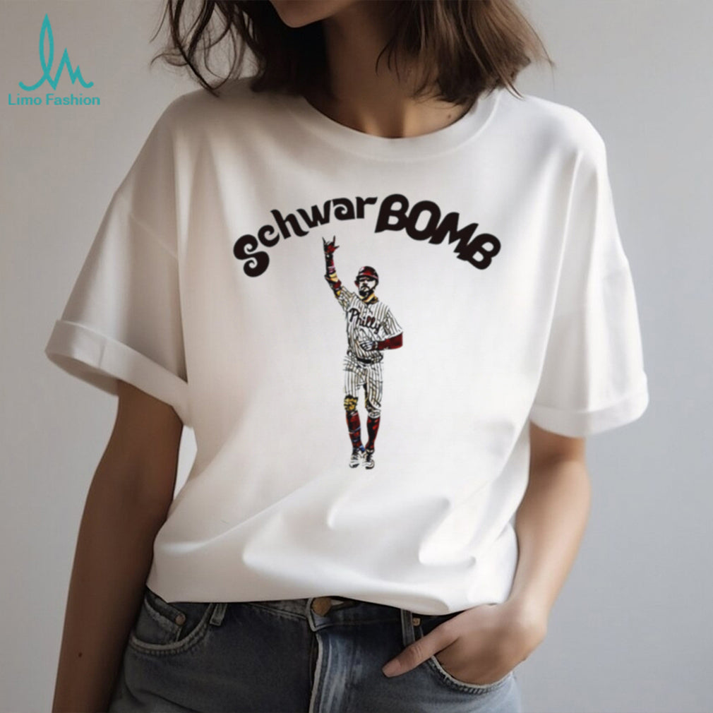 SchwarBOMB Kyle Schwarber Celly illustration vintage shirt