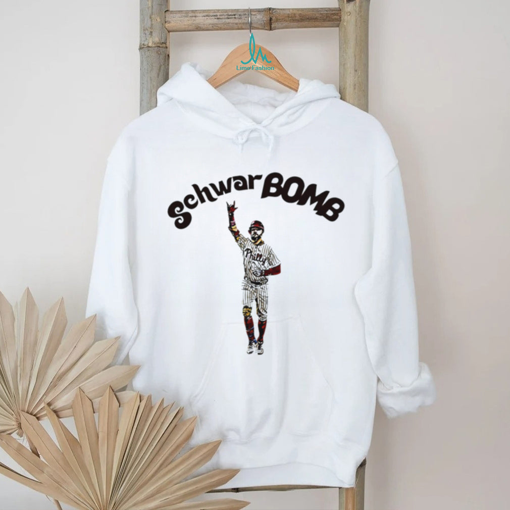 SchwarBOMB Kyle Schwarber Celly illustration vintage shirt
