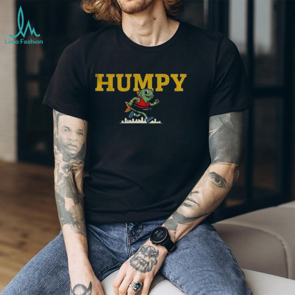 Seattle Mariners baseball Humpy the Salmon running shirt