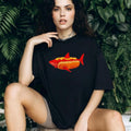 Shark Hot Dog Funny Mashup shirt