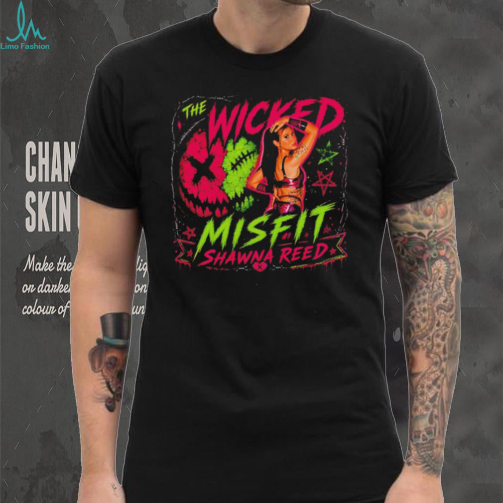 Shawna Reed the wicked Misfit illustrated retro shirt