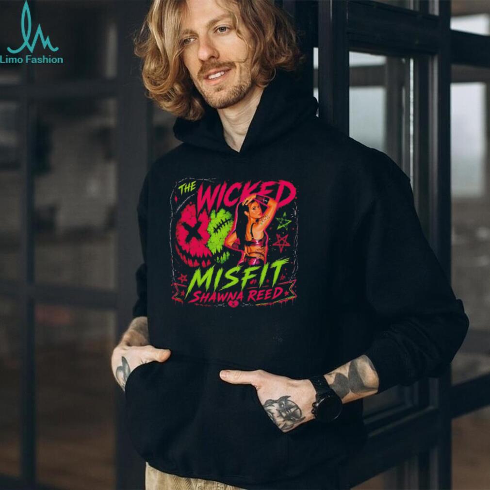 Shawna Reed the wicked Misfit illustrated retro shirt