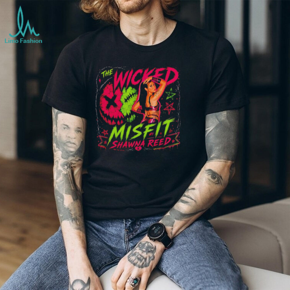 Shawna Reed the wicked Misfit illustrated retro shirt