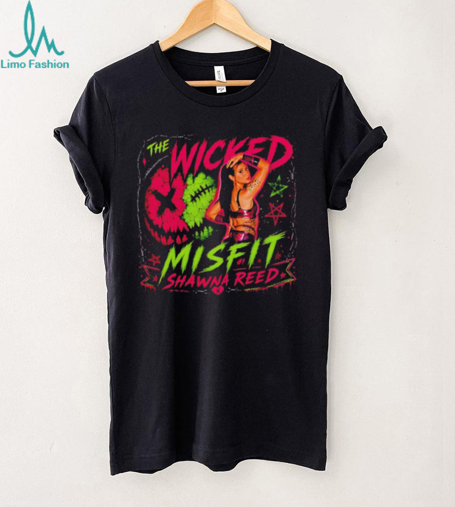 Shawna Reed the wicked Misfit illustrated retro shirt