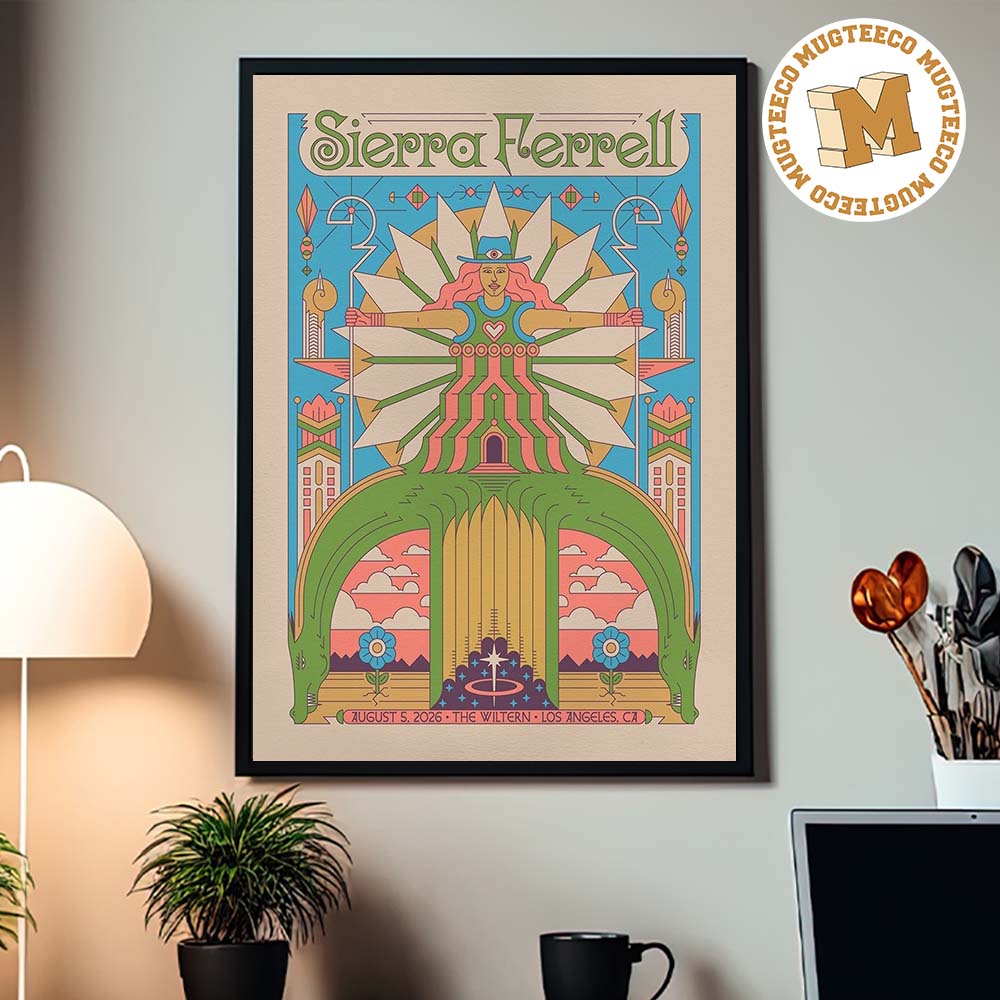 Sierra Ferrell Los Angeles CA 2026 Event Poster At The Wiltern On August 5 2026 Home Decor Poster Canvas