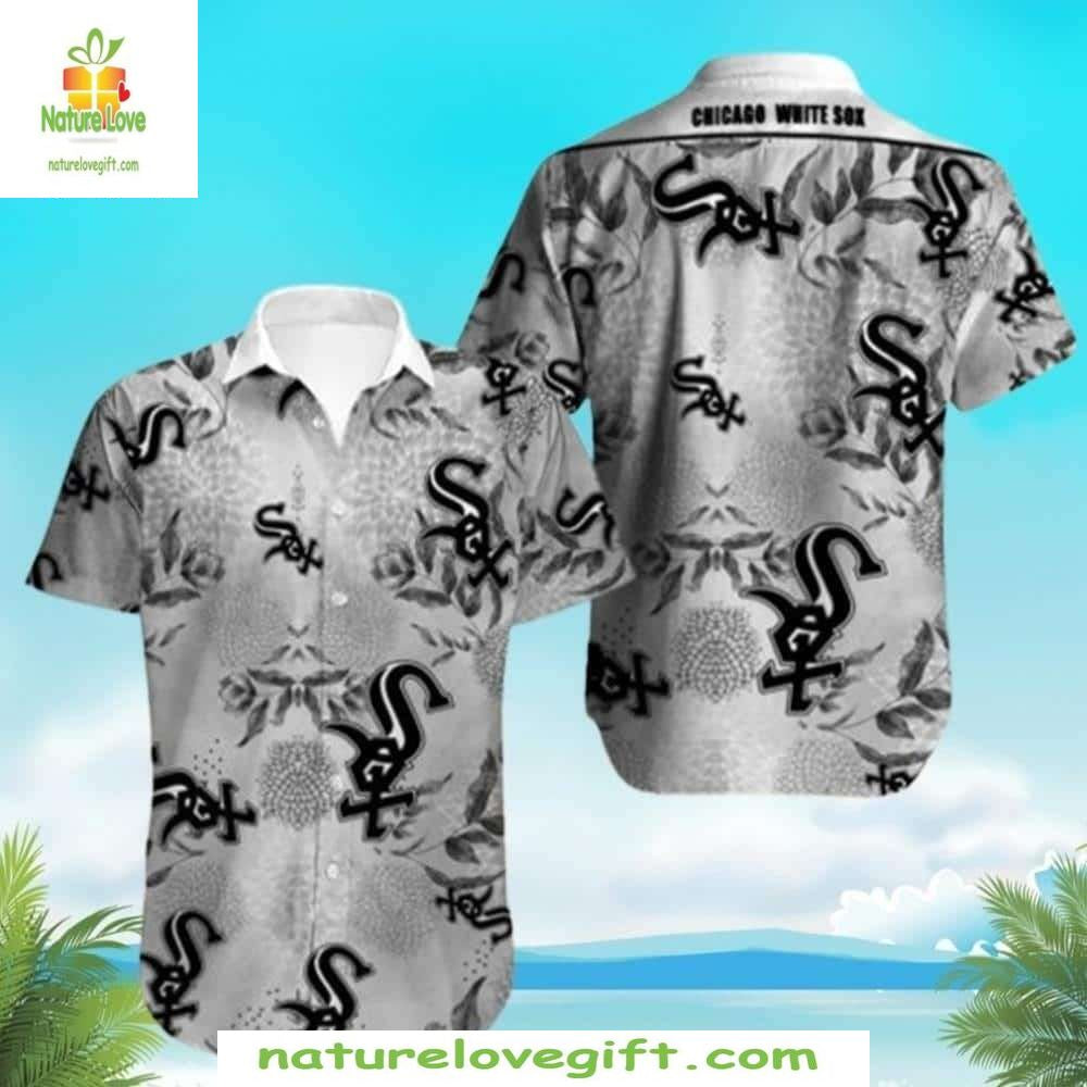 Chicago White Sox Hawaiian Shirt Pineapple Hibiscus Baseball Apparel