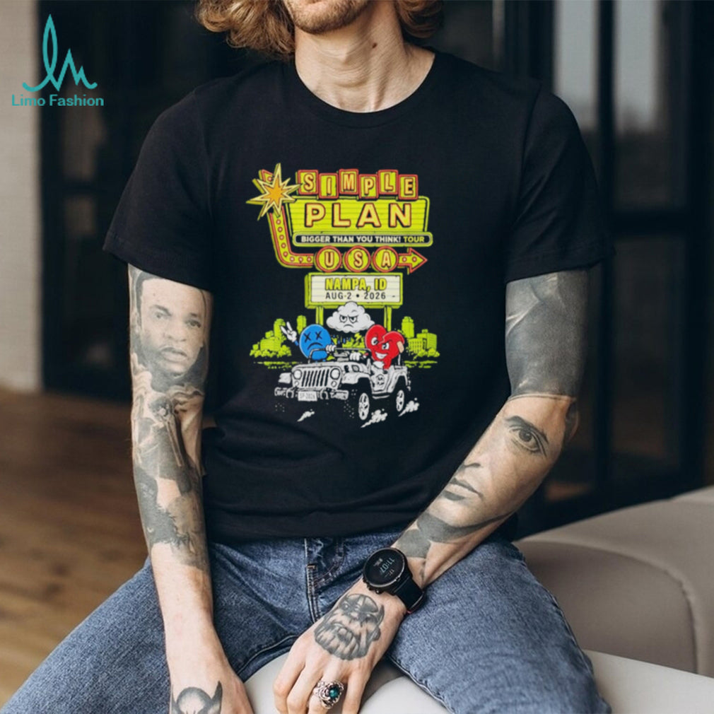 Simple Plan Nampa Idaho 2026 Specific City Live At Ford Idaho Center Amphitheater Shirt