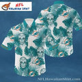 Skull Tropical Palm Leaf Dolphins Hawaiian Shirt - Men's Oceanic Game Day Attire