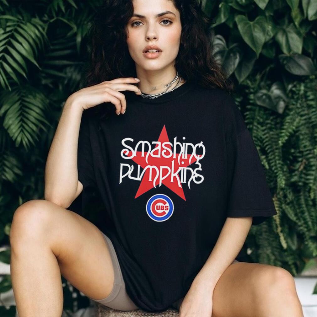 Smashing Pumpkins x Chicago Cubs logo shirt