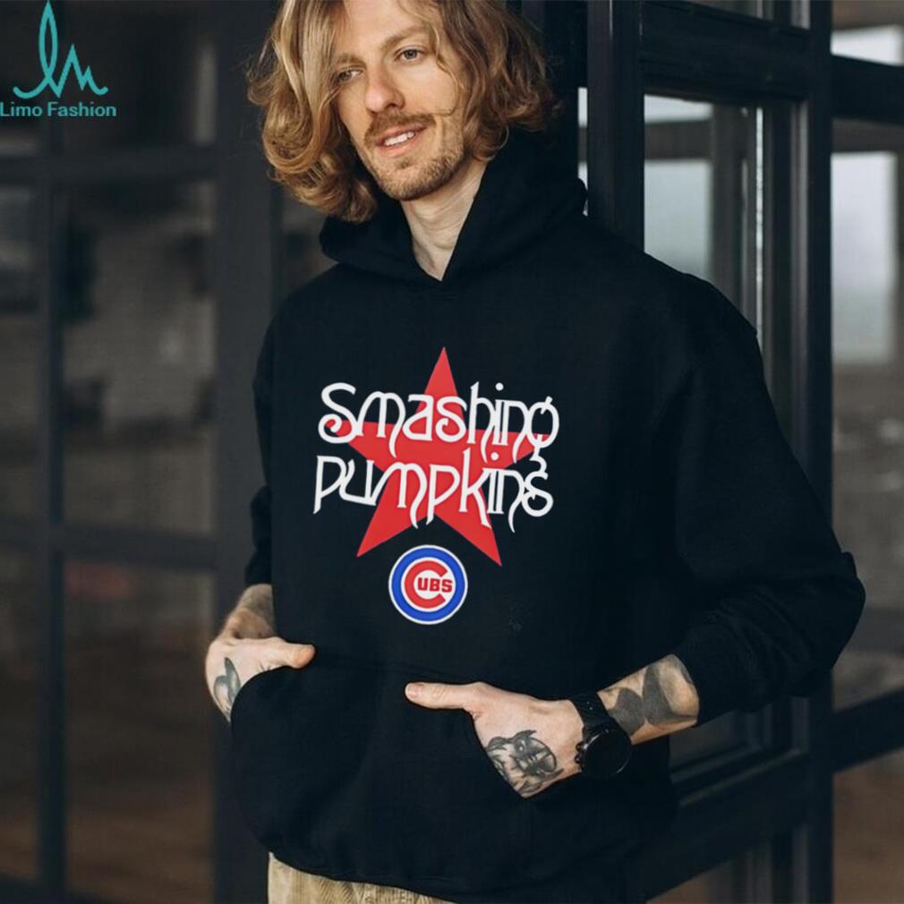 Smashing Pumpkins x Chicago Cubs logo shirt