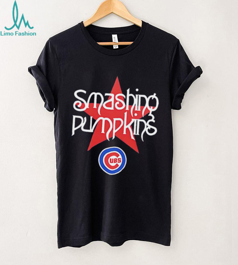 Smashing Pumpkins x Chicago Cubs logo shirt