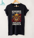 Smokey Bear US Flag Deflock America Vintage Shirt