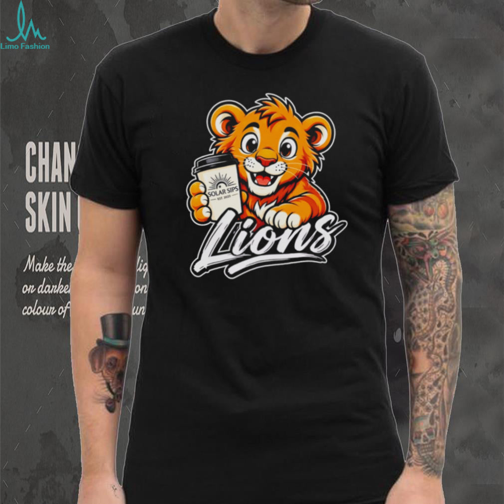 Solar Sips x Lions Coffee Trend shirt