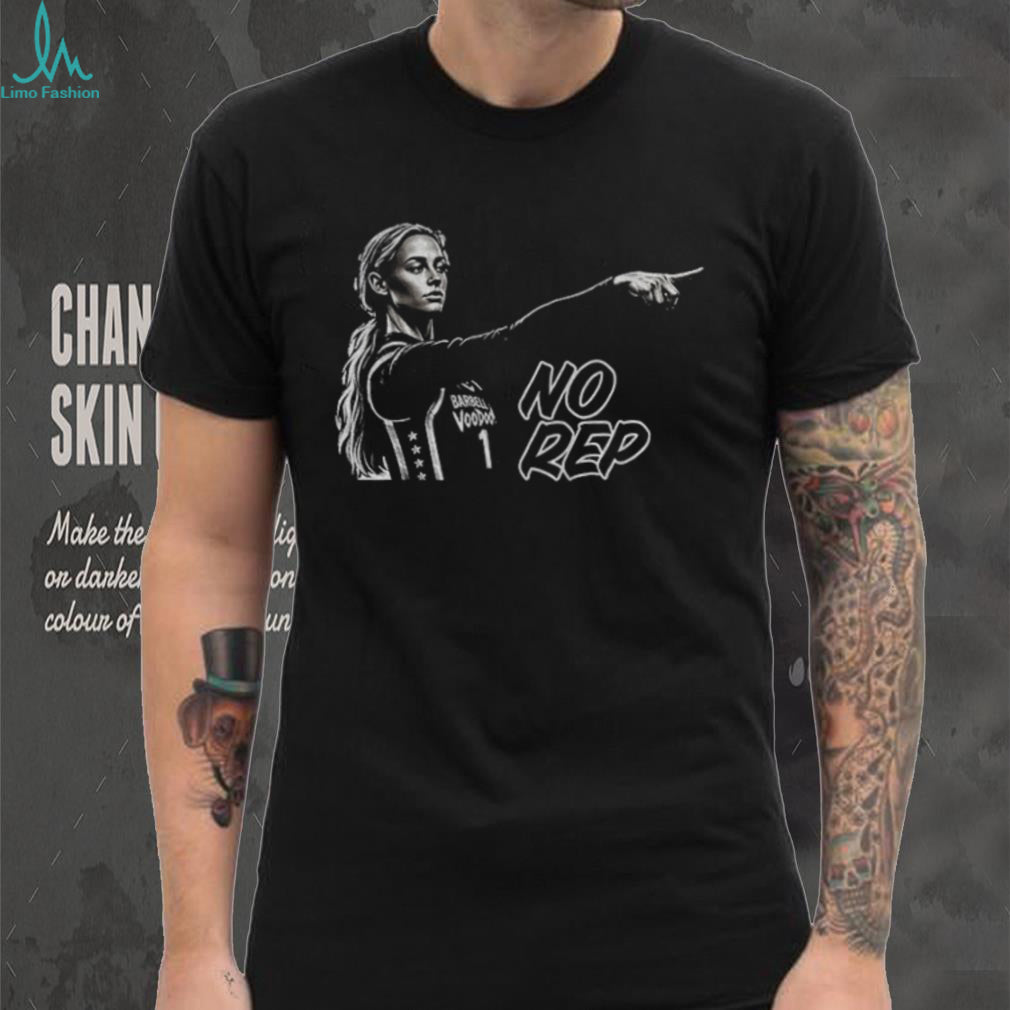 Sophie Cunningham pointing finger Barbell Voodoo 1 No Rep shirt