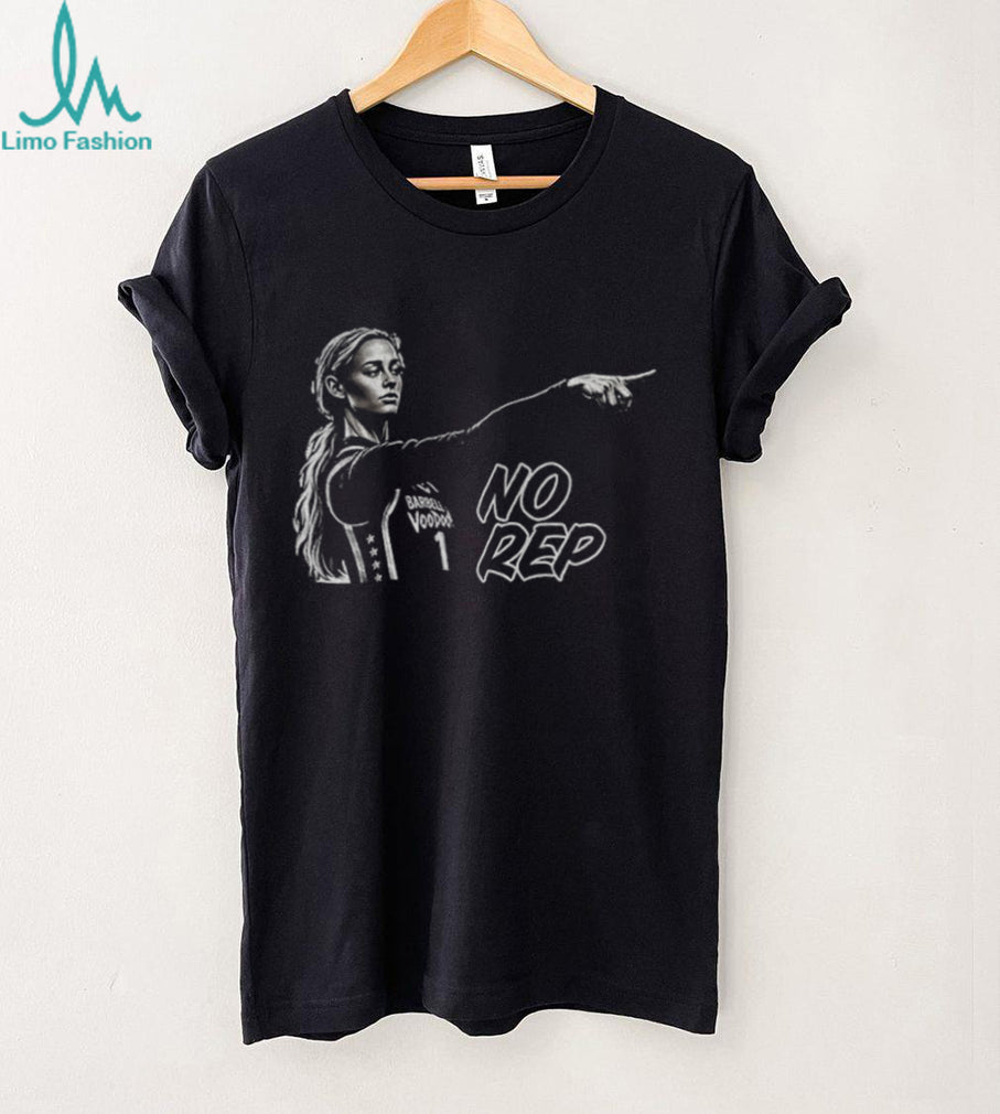 Sophie Cunningham pointing finger Barbell Voodoo 1 No Rep shirt