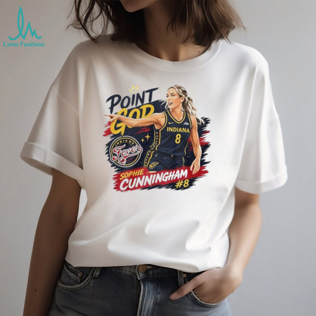 Sophie Point God Number 8 And Indiana And Fever Graphic Fan shirt