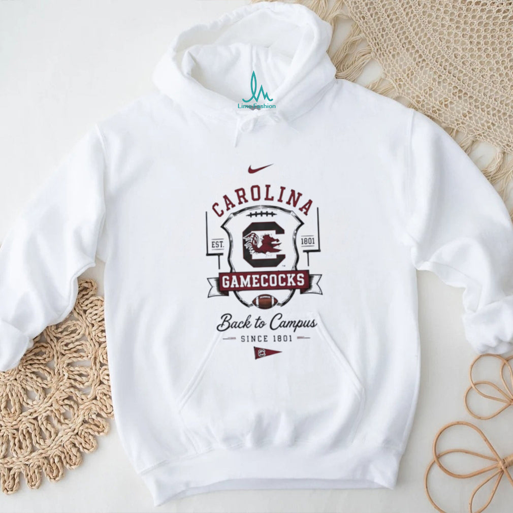 South Carolina Gamecocks Back to Campus since 1801 graphic shirt