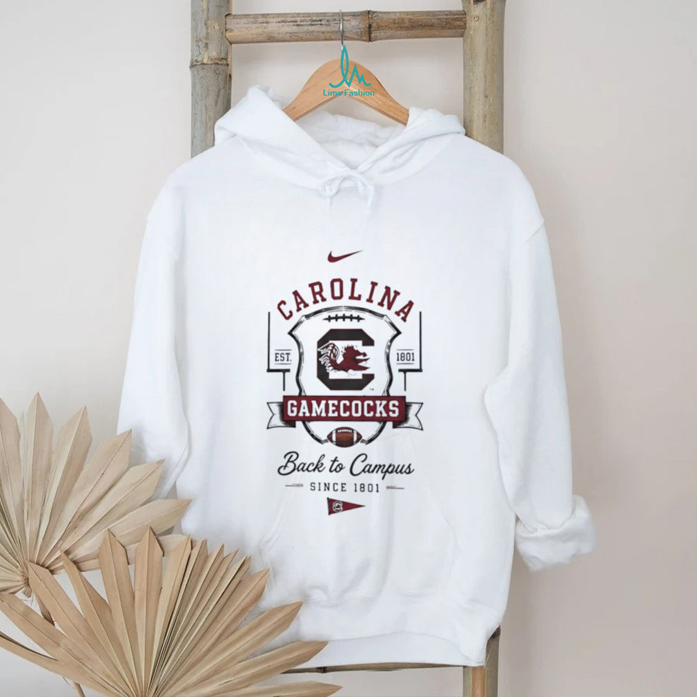 South Carolina Gamecocks Back to Campus since 1801 graphic shirt