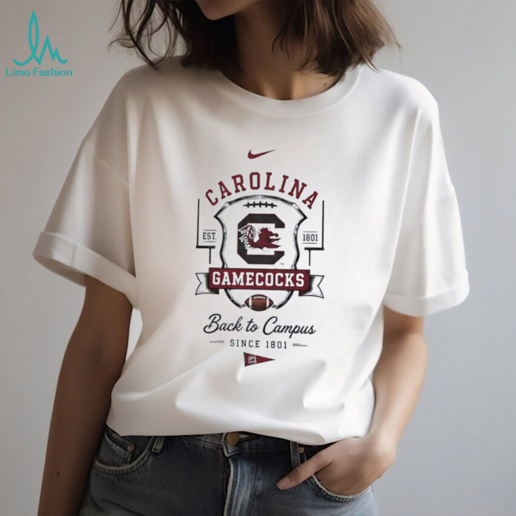 South Carolina Gamecocks Back to Campus since 1801 graphic shirt