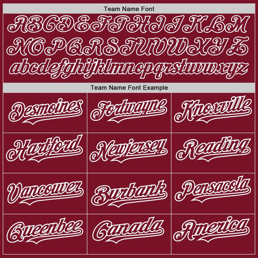 Custom Crimson White-Crimson Pinstripe Authentic Split Fashion Baseball Jersey