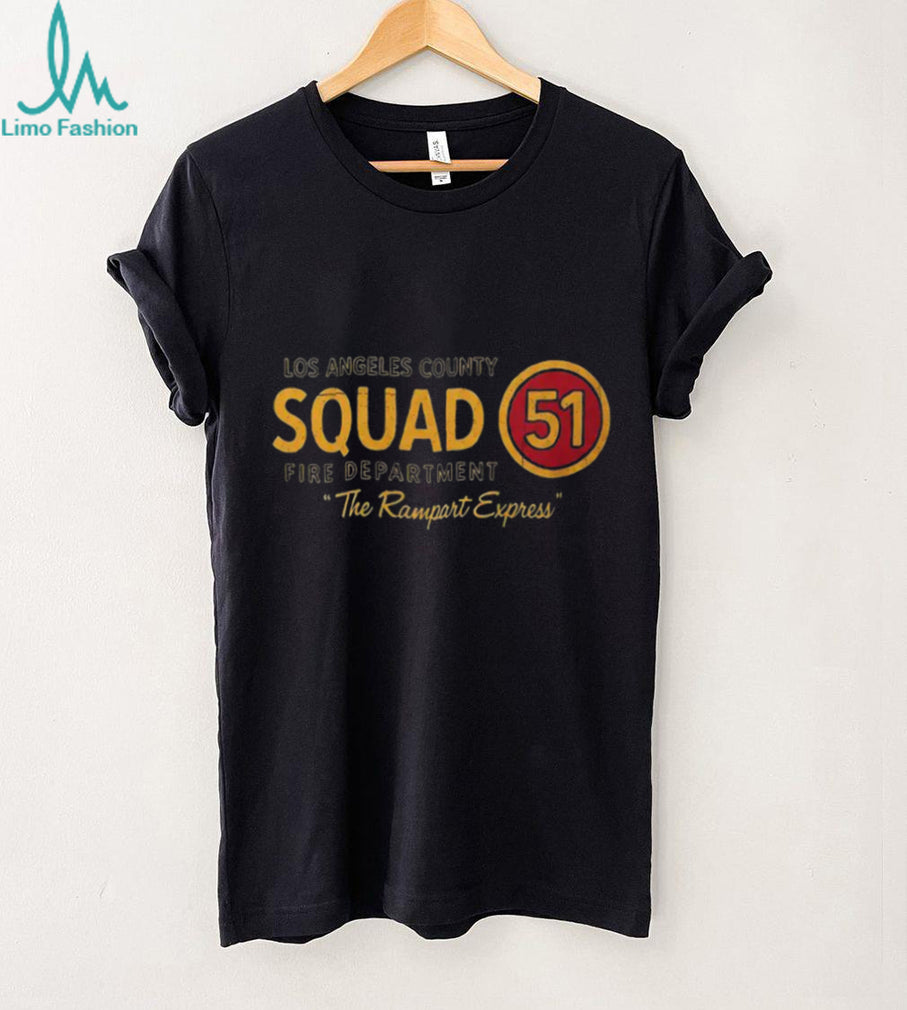 Squad 51 Los Angeles County Fire Department Rampart Express Shirt