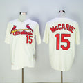 St. Louis Cardinals #15 Cardinals 15 Off-White 1967 Retro