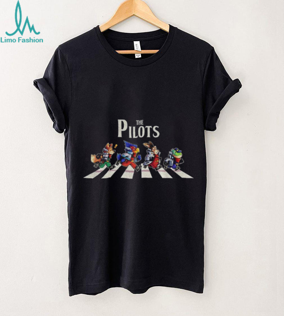 Star Fox Abbey Road The Pilots shirt