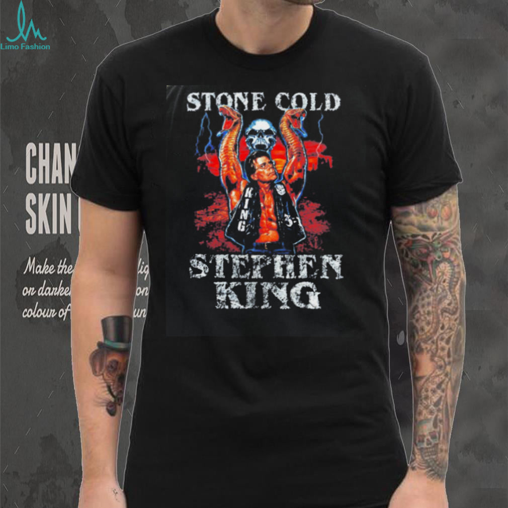 Stone Cold Stephen King 3 16 WWE Horror shirt