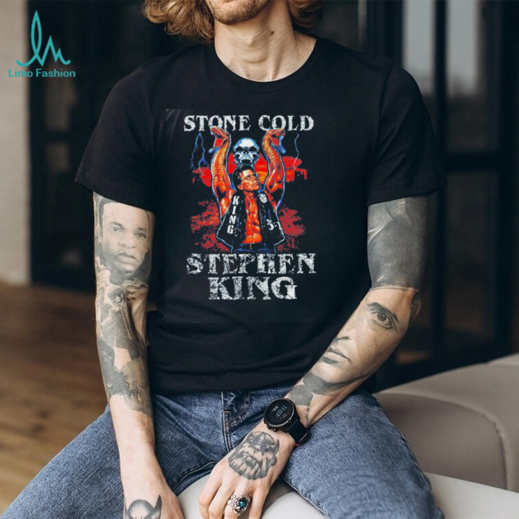 Stone Cold Stephen King 3 16 WWE Horror shirt