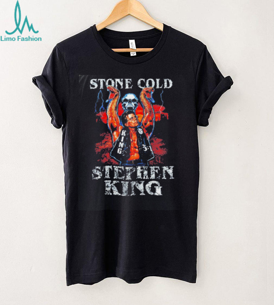 Stone Cold Stephen King 3 16 WWE Horror shirt