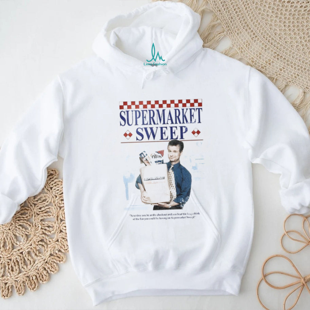 Supermarket Sweep Television Game Show Paper Bag Grocery shirt