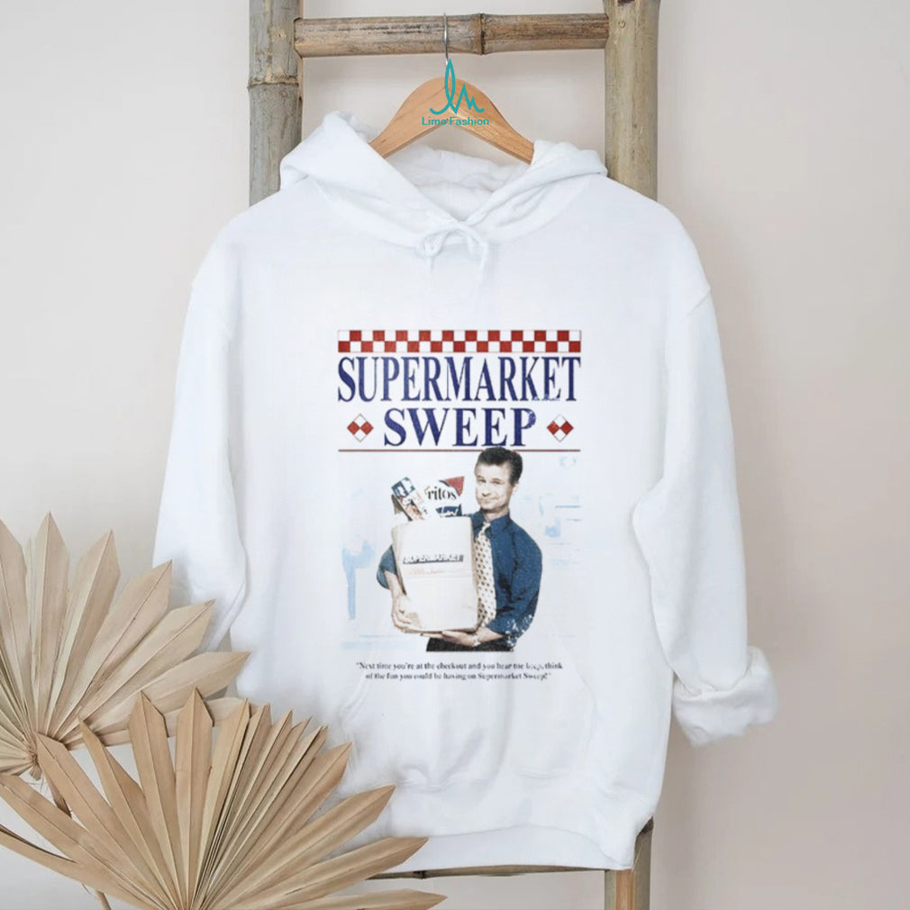 Supermarket Sweep Television Game Show Paper Bag Grocery shirt