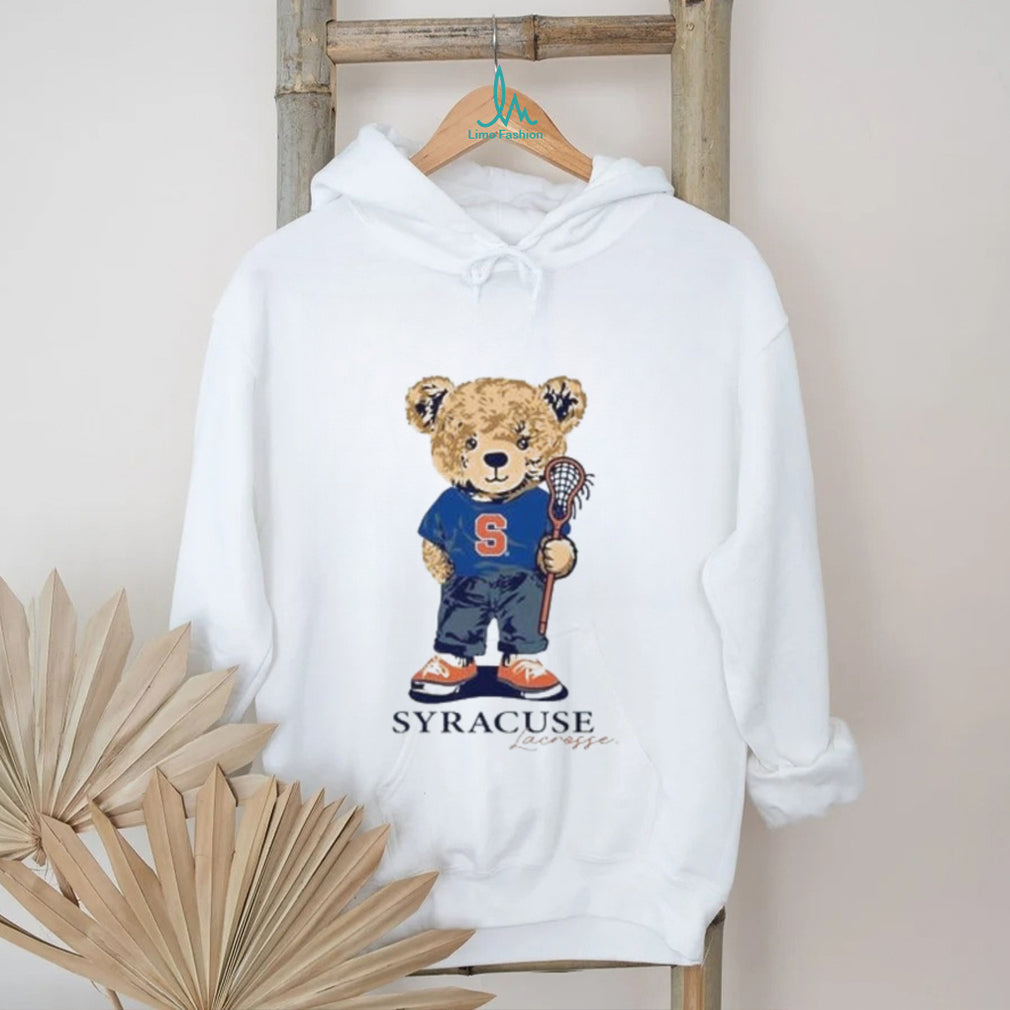 Syracuse Lacrosse Bear Mascot Orange shirt