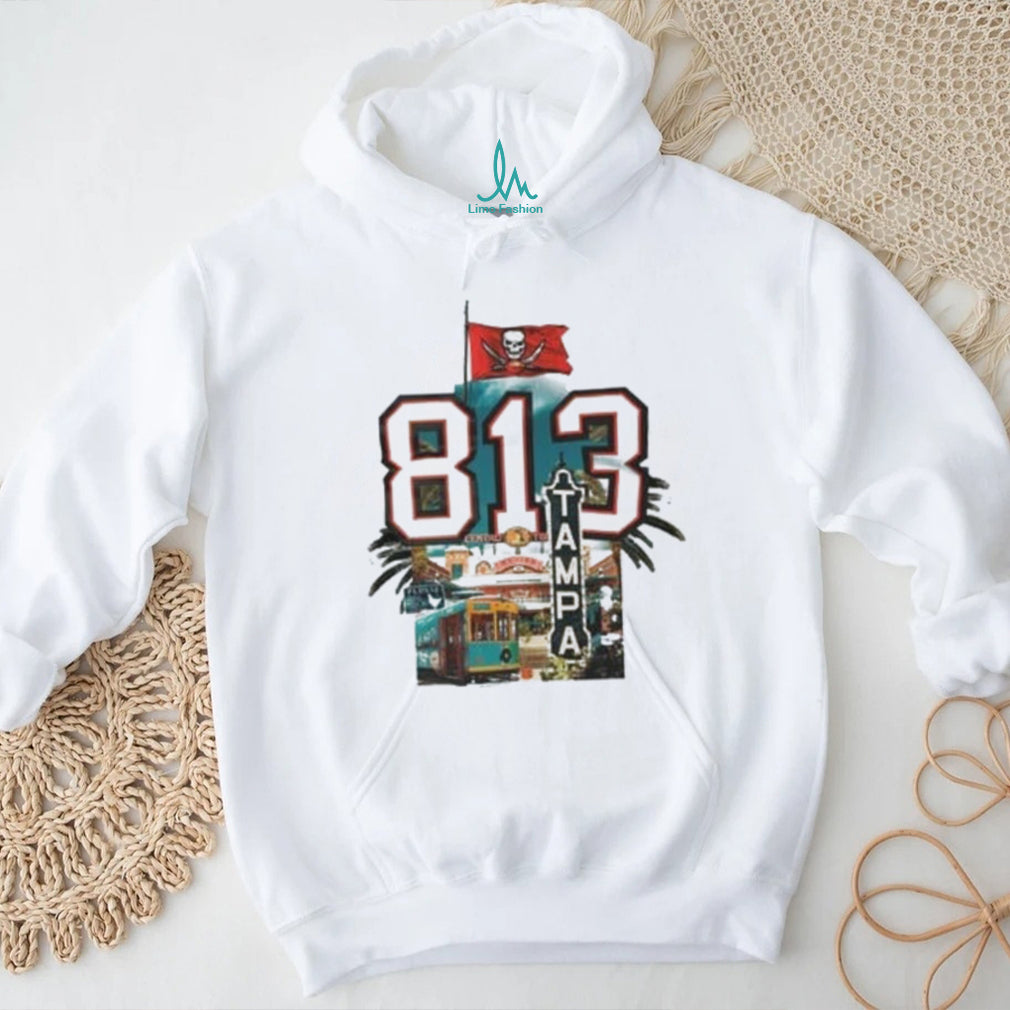 Tampa 813 Collage Ybor City Bucs shirt