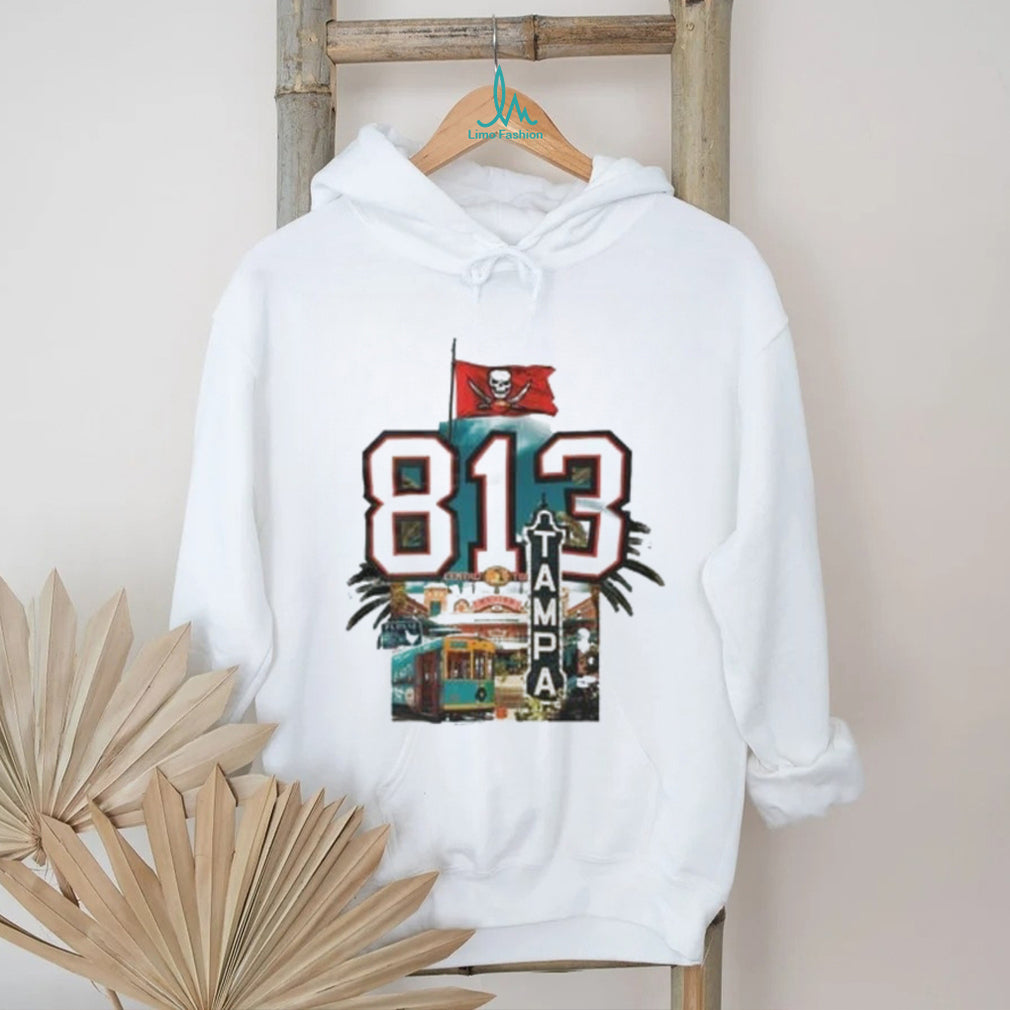 Tampa 813 Collage Ybor City Bucs shirt