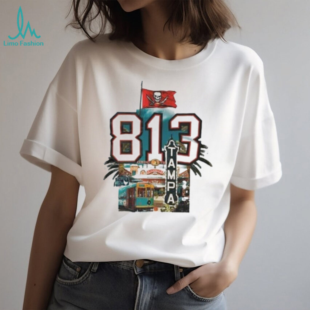 Tampa 813 Collage Ybor City Bucs shirt