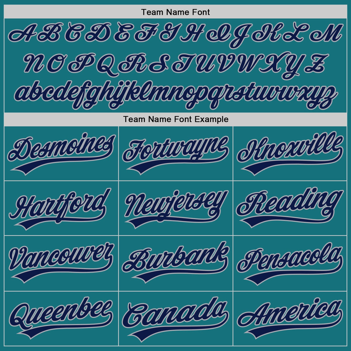 Custom Teal Navy-Gray Authentic Baseball Jersey