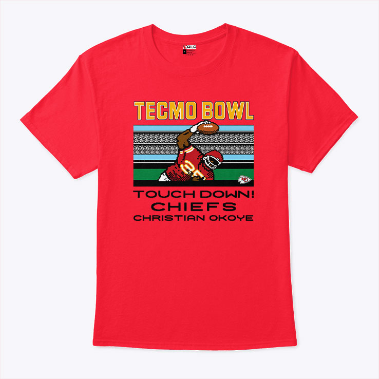 Tecmo Bowl Touchdown Chiefs Christian Okoye T Shirt
