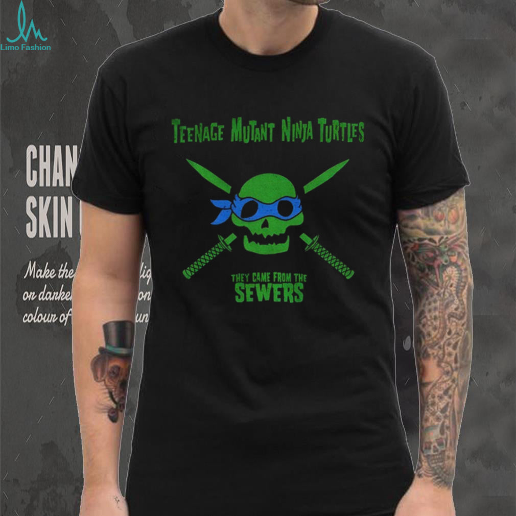 Teenage Mutant Ninja Turtles Skull Swords Teenage Mutant Ninja Turtles They Came From The Sewers Shirt