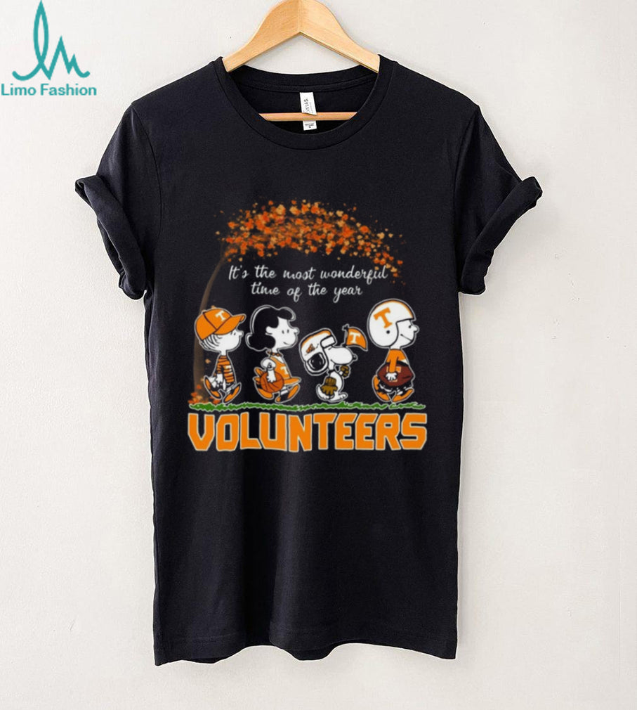 Tennessee Volunteers Peanuts Football Fall Time Coffee Shirt