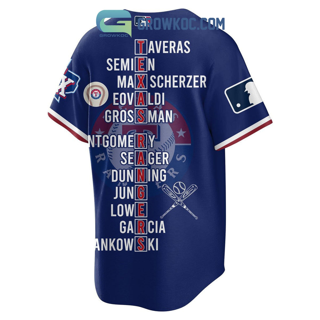 Texas Rangers American League Champions 2023 Baseball Jersey