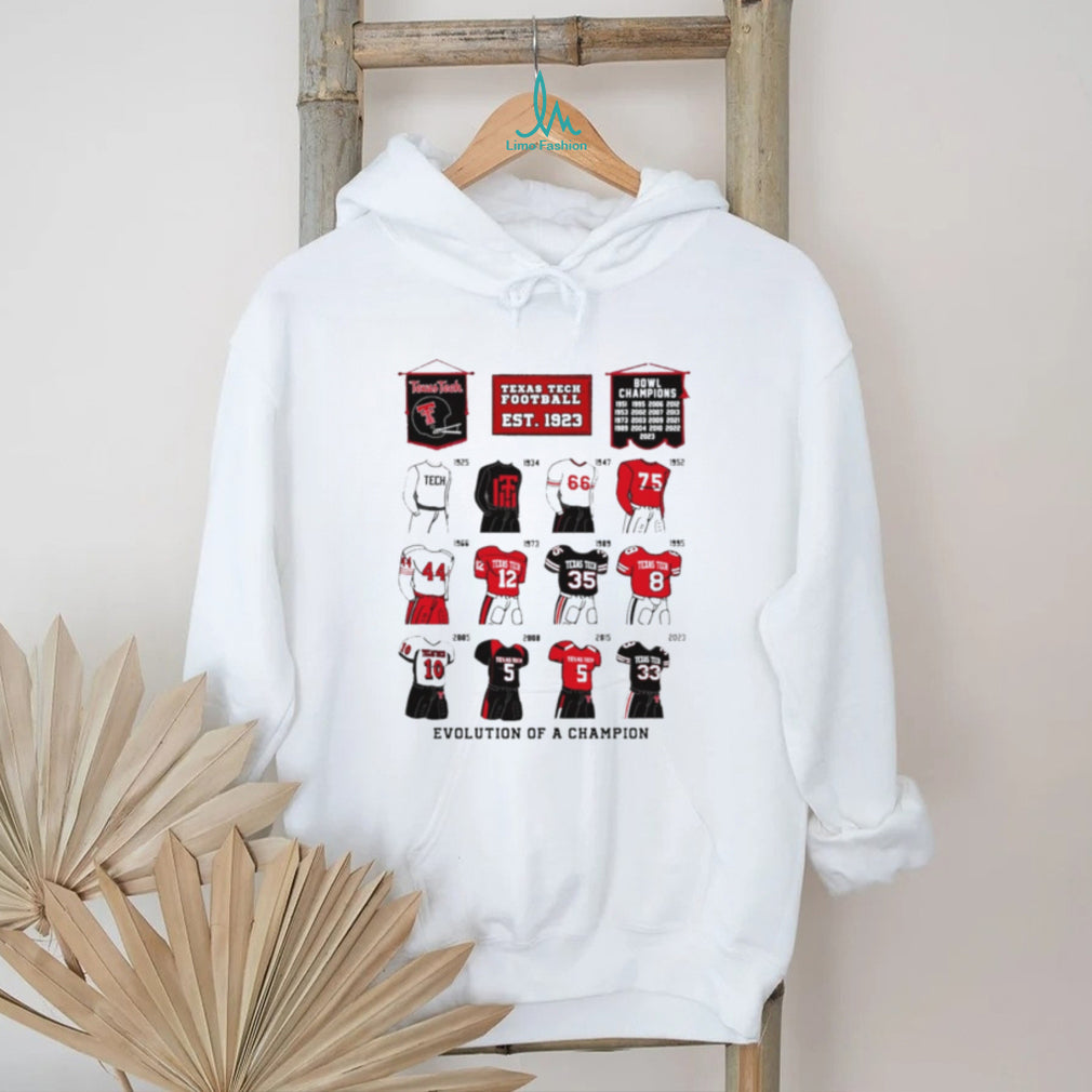Texas Tech Football Evolution of a Champion shirt