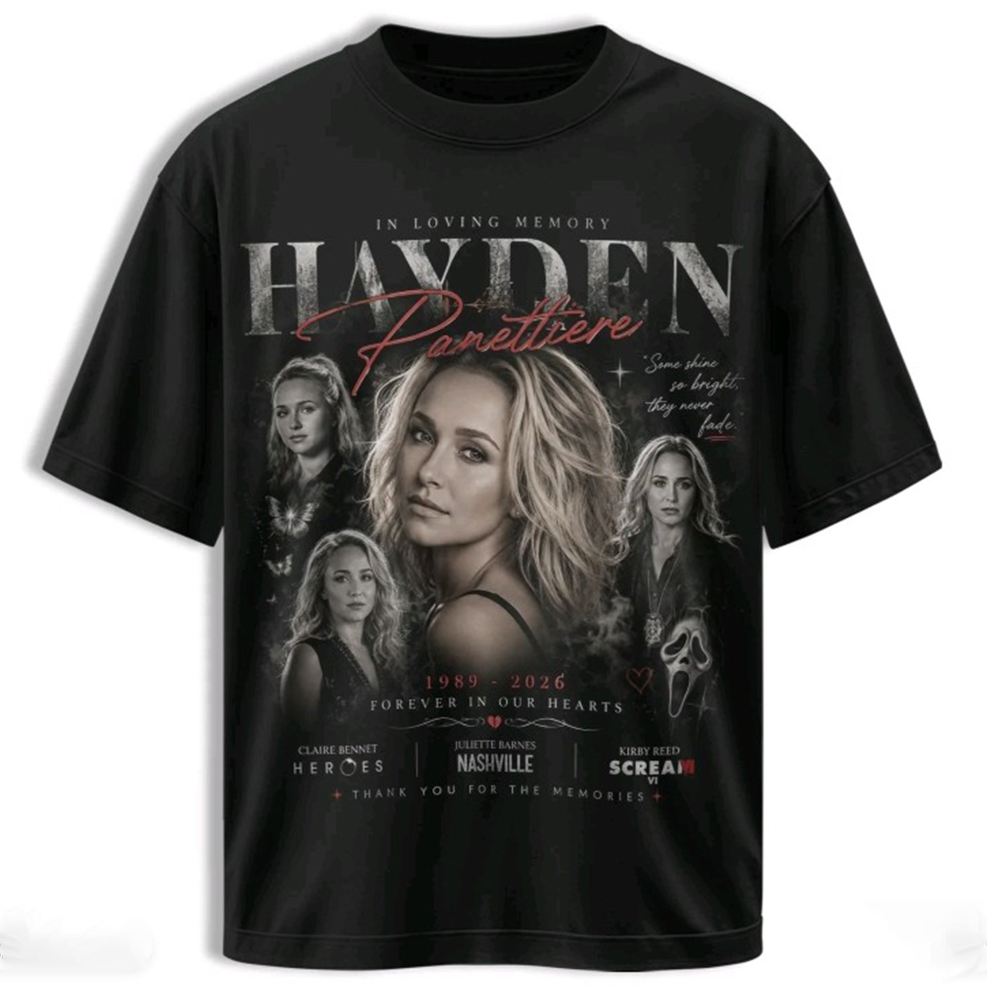 Thank You For The Memories Hayden Panettiere 2026 Shirt