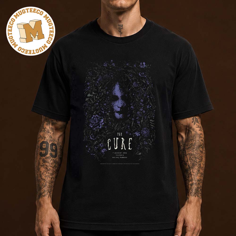 The Cure Vilnius 2026 Event Tee On August 7 2026 Unisex T Shirt